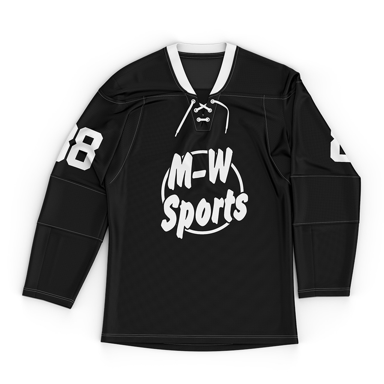 Custom Gray Black-Orange Hockey Jersey Men's Size:M