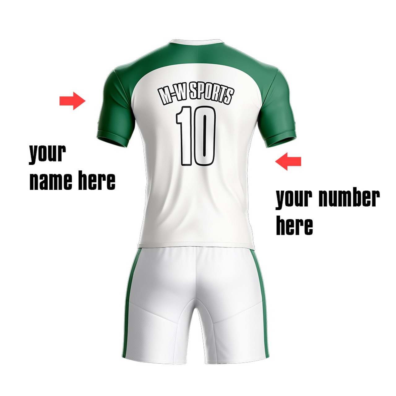 Custom Grass Green White Sublimation Soccer Uniform Jersey Discount –  snapmade