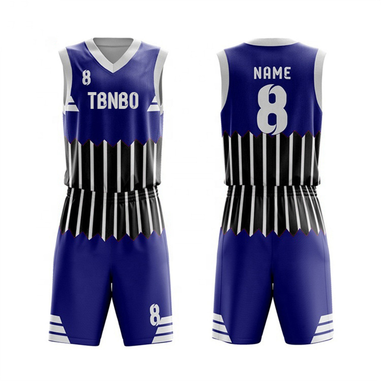 Gray Stripe Red Sublimated Custom Basketball Uniforms | YoungSpeeds Mens