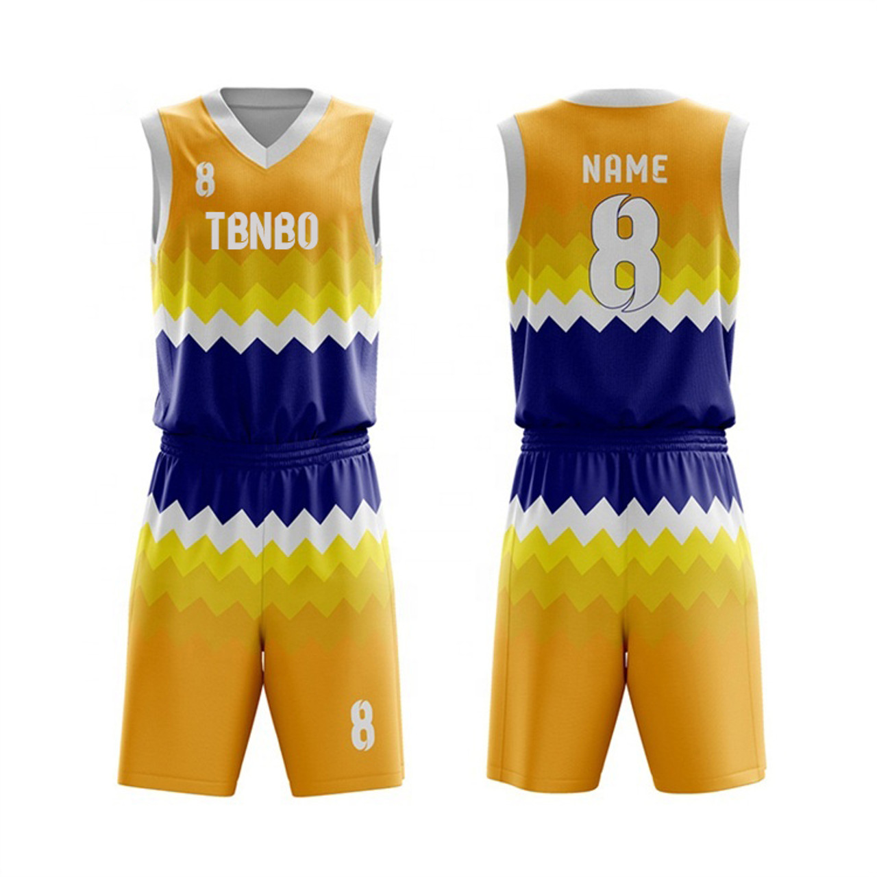 Wholesale 100% Polyester Custom Design Basketball Jersey Uniform