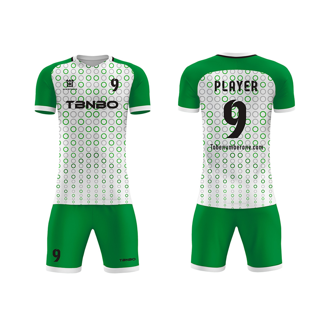 green football jersey design