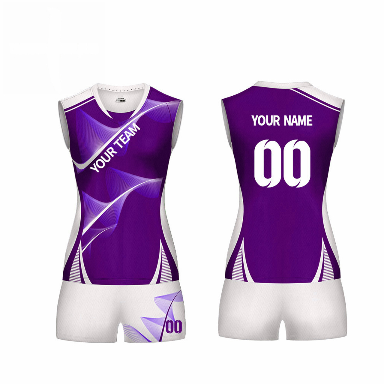 Quick Dry Latest Design Sublimated Volleyball Uniform Beach Tops&Shorts ...