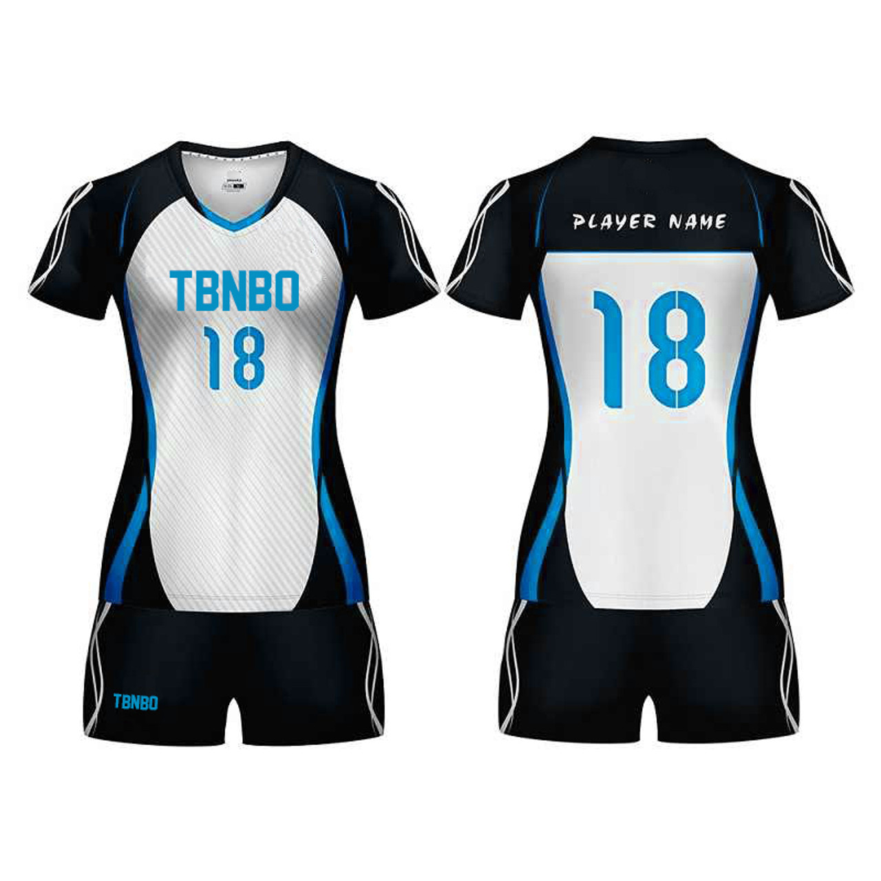 Customized Latest Fashion Design Volleyball Jersey Sublimation Women ...