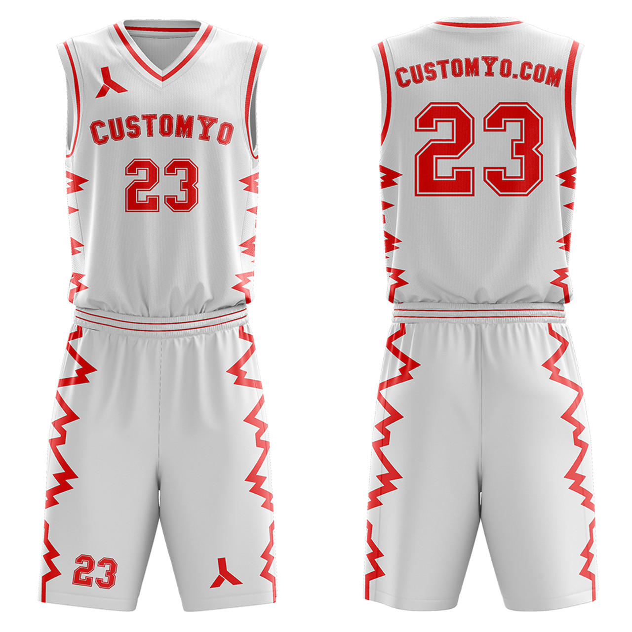 Men's And Youth V-neck Uniforms Custom Basketball Jersey Set - Make Team  Uniforms Print Team Name, Number And Your Name. White 130cm