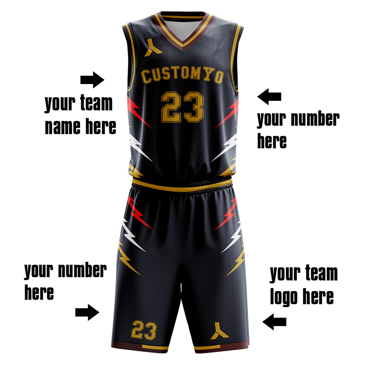 Kid's Custom Basketball Jersey