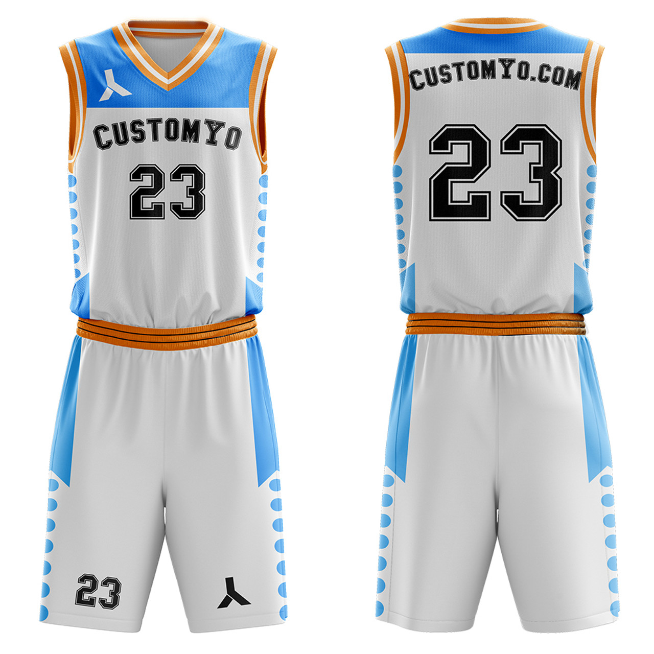 Wholesale basketball jersey color sky blue For Comfortable