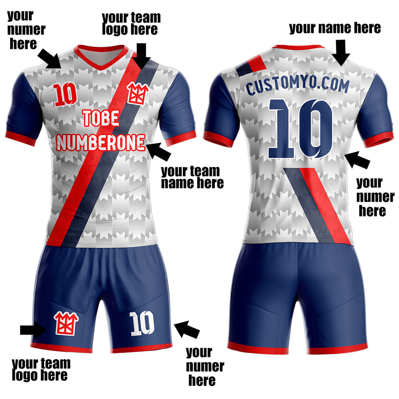 Team USA Outerstuff Soccer Officially Licensed Youth S/S Sublimation J