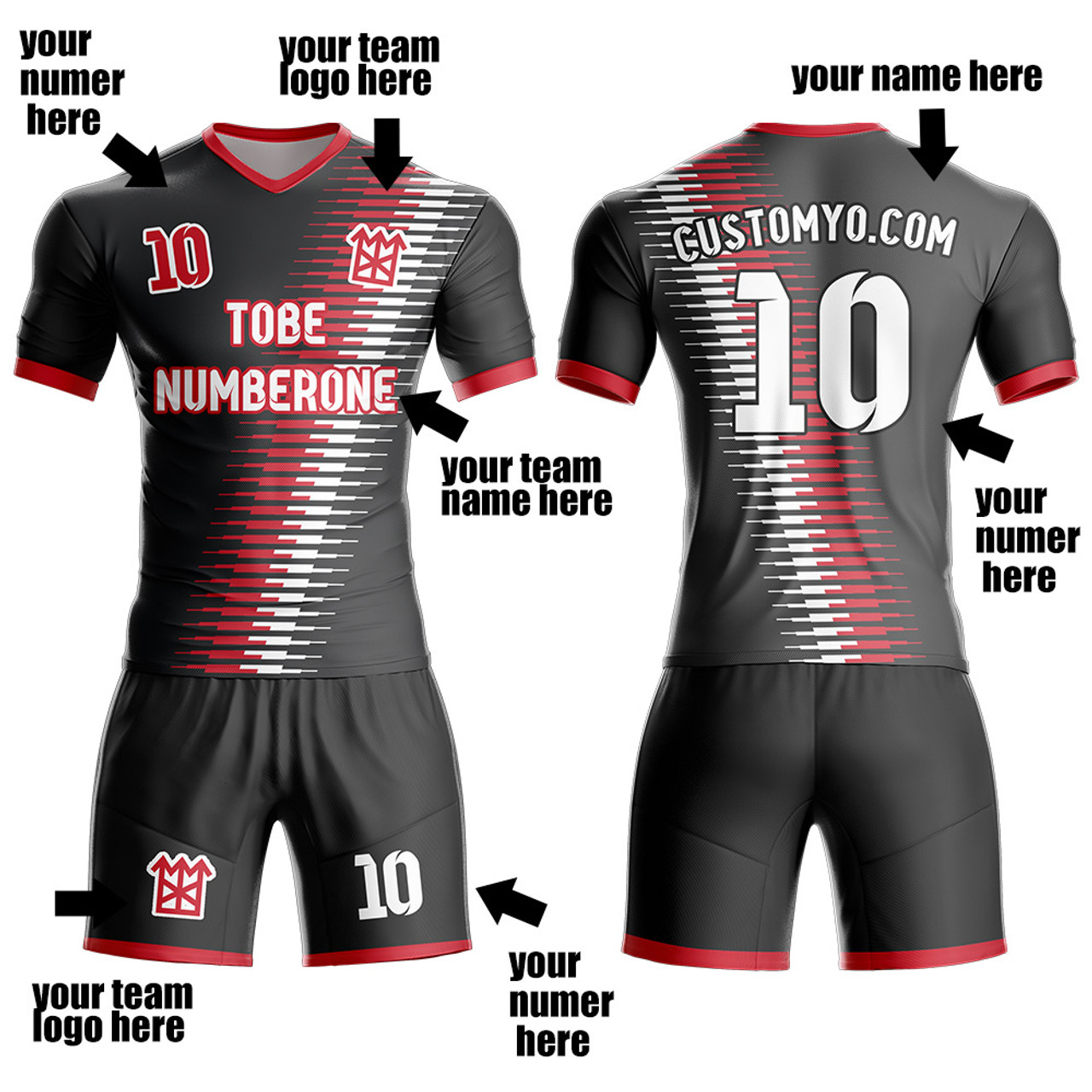 Custom Jerseys - Your Design, Team, Name and Logo