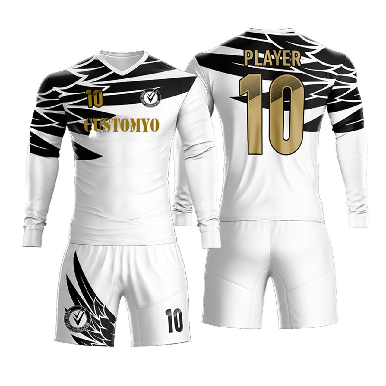 Custom Soccer Uniform & goalkeeper jerseys online add with your team name  ,logo and number. - CustomYo Team Sportswear