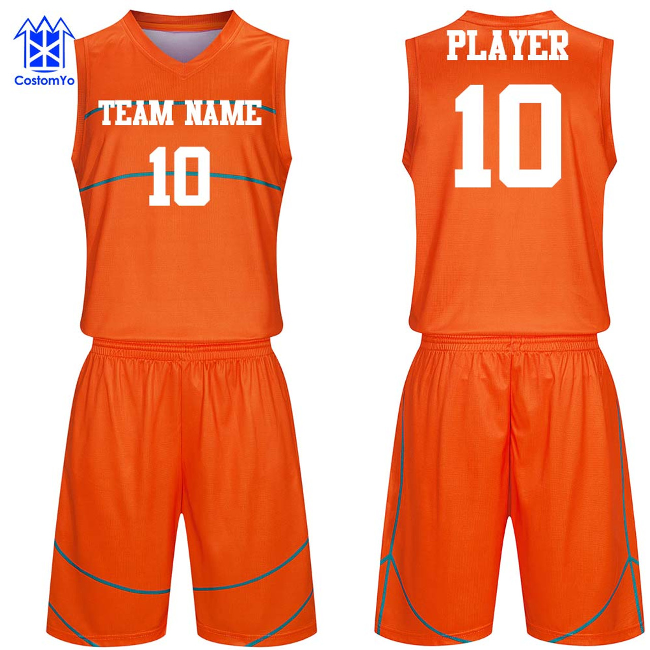 HKsportswear Custom Basketball Jerseys - Retro 3 Color Old School Design- Order Custom Shorts for A Complete Uniform - Team Name, Player Name and Number