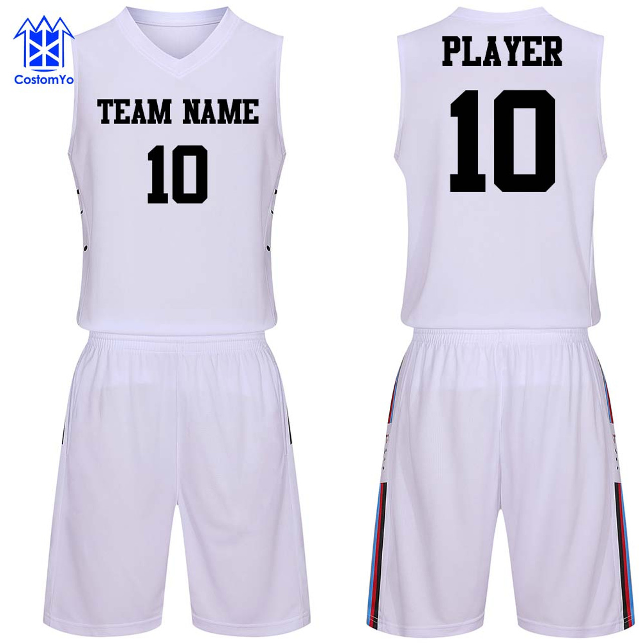 Source Basketball Jersey and Shorts Custom Design 2023 High Quality Basketball  Uniform Wear White Men Custom Shirts OEM on m.