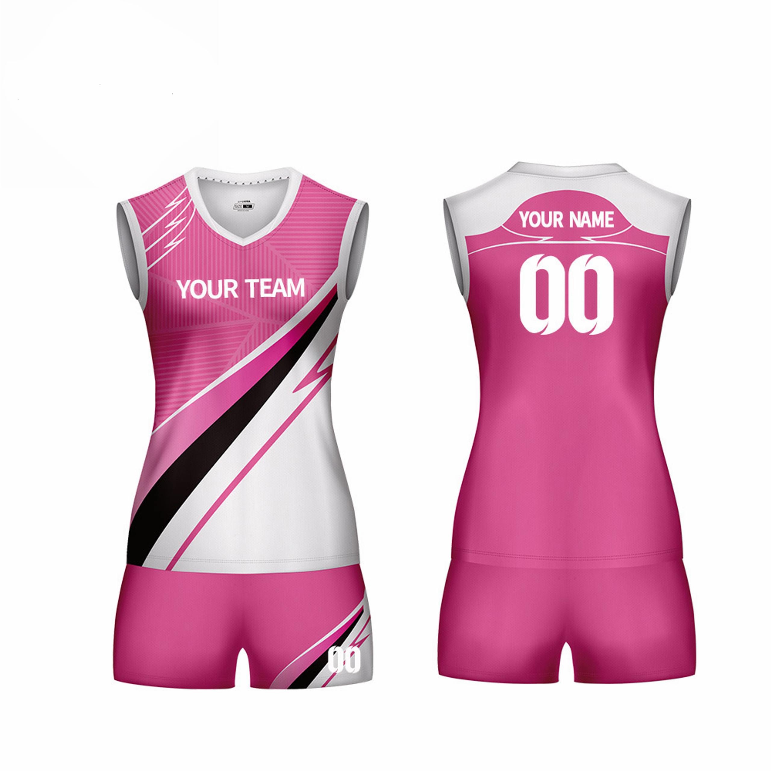 Custom Design Your Own Sleeveless Sublimation Women Volleyball Uniform