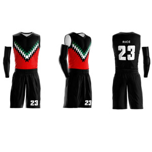 China Supplier 100% Polyester Adult's Basketball Jerseys Blank Two Tone  Basketball Sportswear