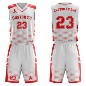 Youth And Men Polygonal Pattern Basketball Jersey Design Cheap