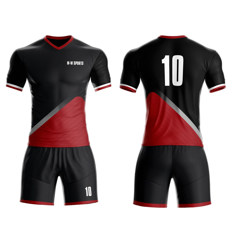 Top Quality Customized 100% Polyester Football Kits Sublimated Soccer Uniform
