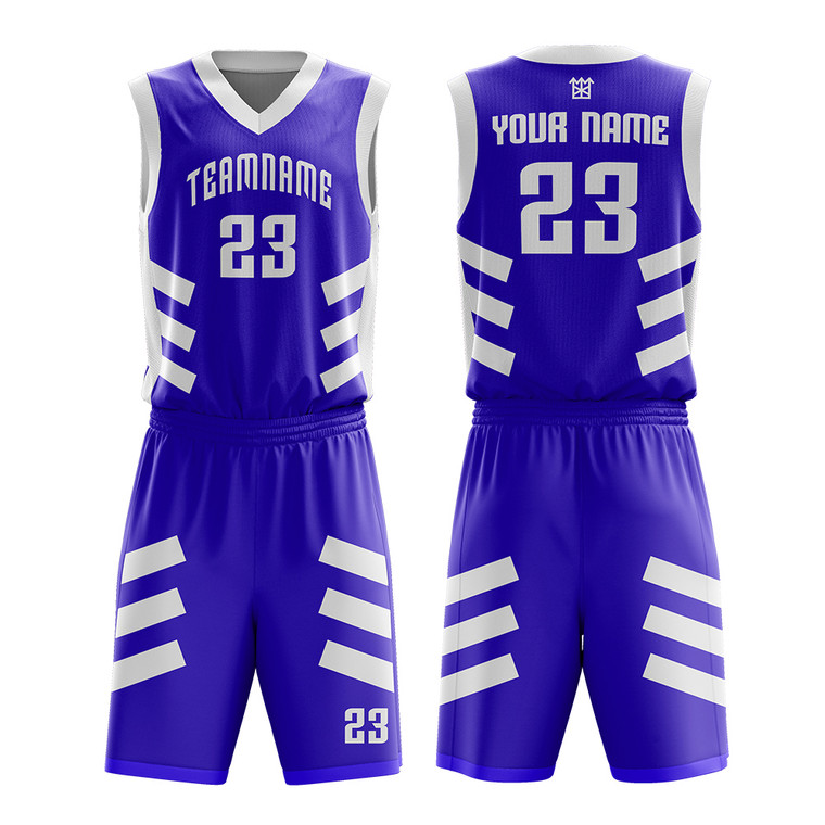 Mens Youth Design Color Royal Blue Sublimation Custom Basketball Jersey Uniforms Wear