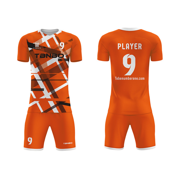 Wholesale Customized Cool Soccer Jersey Design 100% Polyester Full Sublimated Soccer Uniform