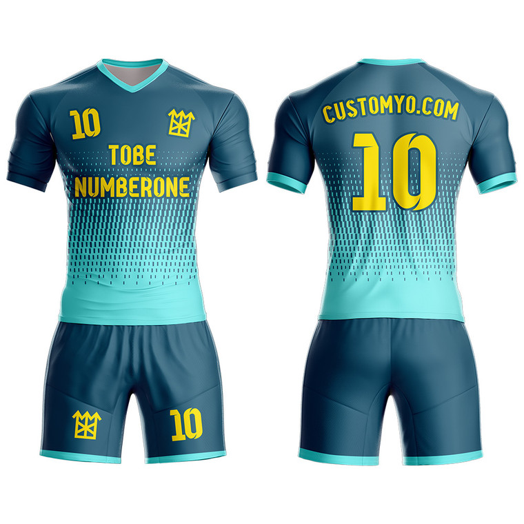 Custom 2022 season new design soccer Jersey with Name and Number - Make Your Own Team uniform