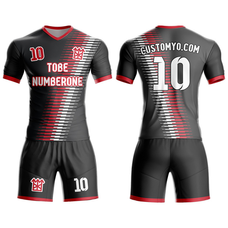 Custom soccer team jersaeys 2022 new design home/away uniforms with your team logo , name and number