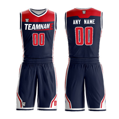 basketball jersey uniform design color red yellow blue personal design  custom sublimated sportswear customization