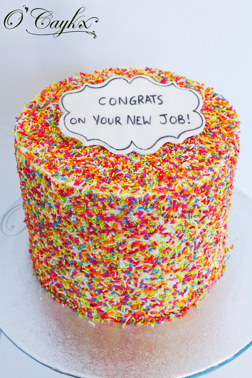 Good luck Culen on your new job! - MeLanie's Crazy Cakes | Facebook