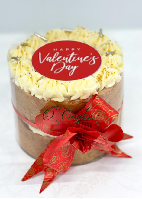 The Naked Valentine's Cake