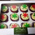 Coloured snowflakes Christmas cupcakes