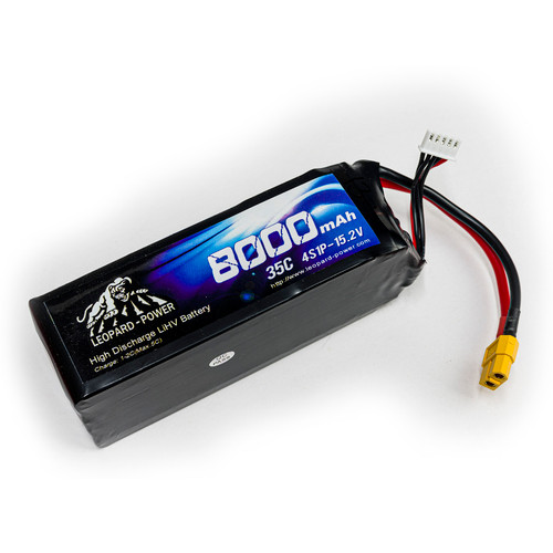 Leopard Power LiHV 8000mAh 35C 15.2V battery - Splashdrone 3+ Battery Upgrade