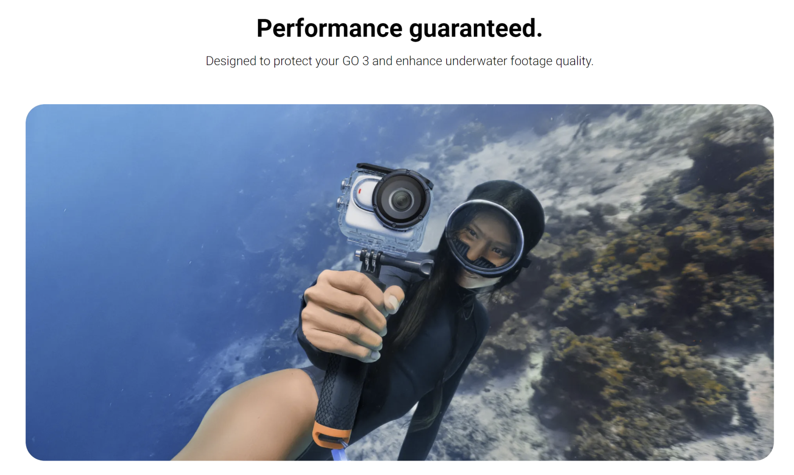 Insta360 GO3 Dive Case - Performance guaranteed