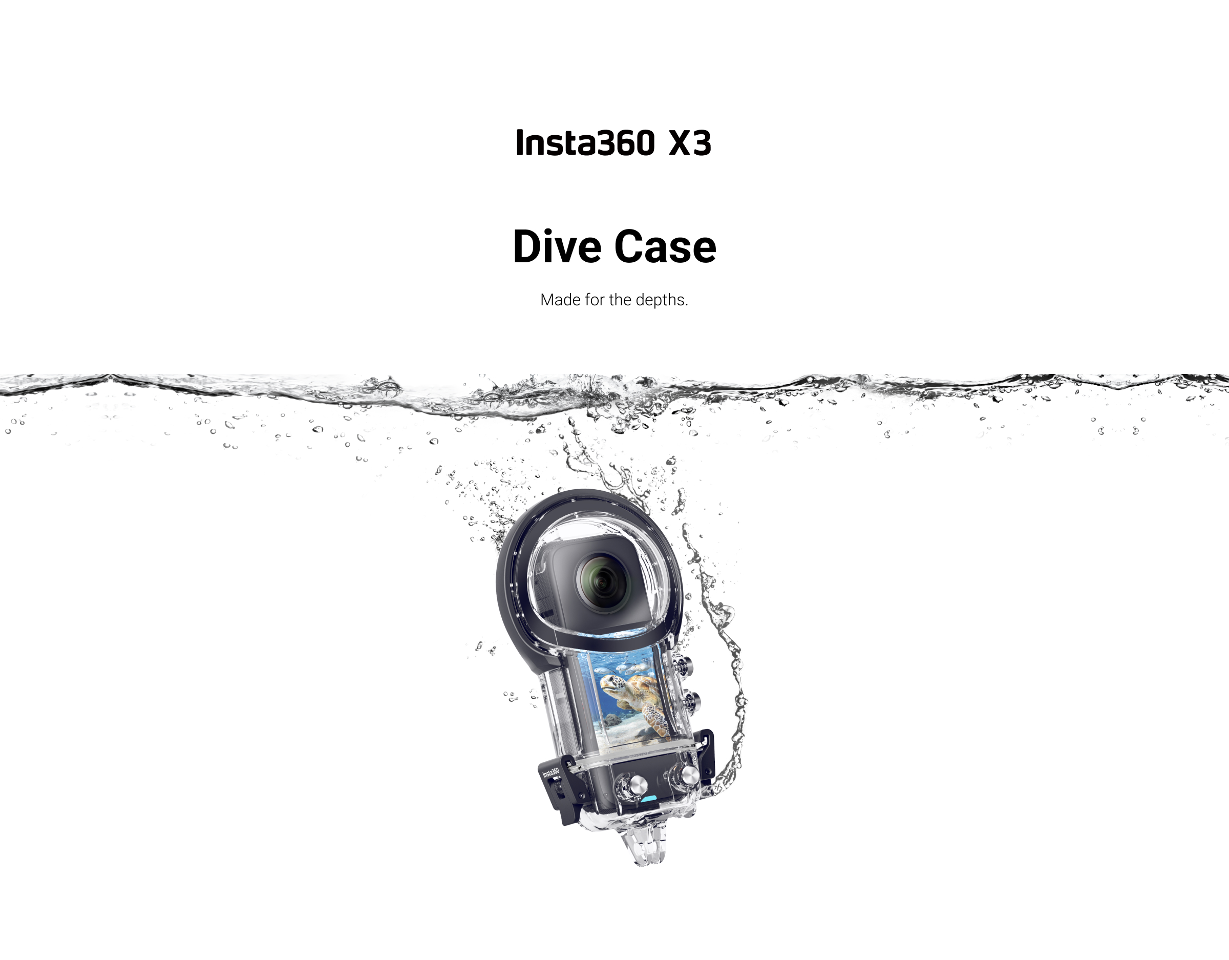 Insta360 X3 Dive Case - Made for depths