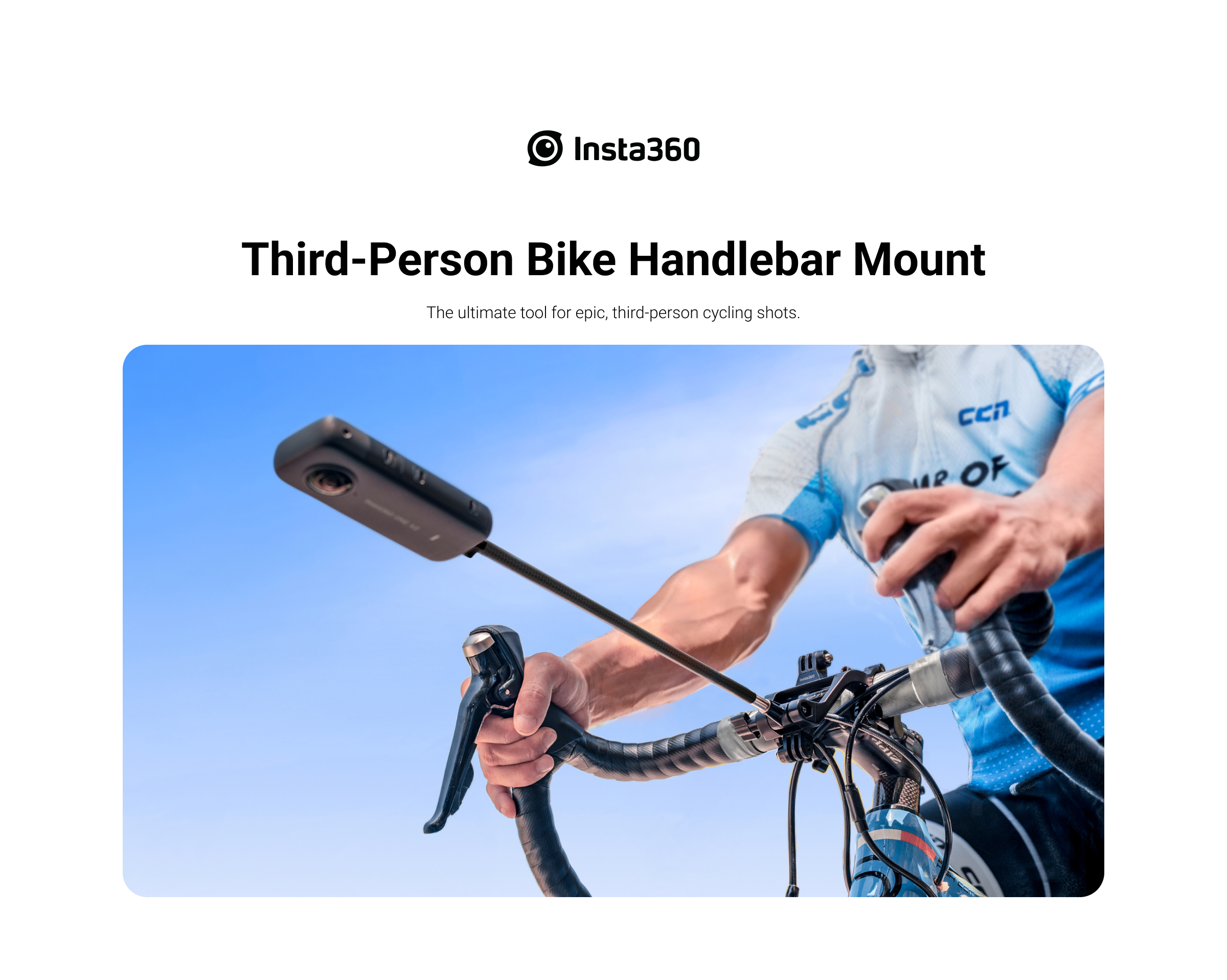Insta360 X3 Third-Person Bike Handlebar Mount