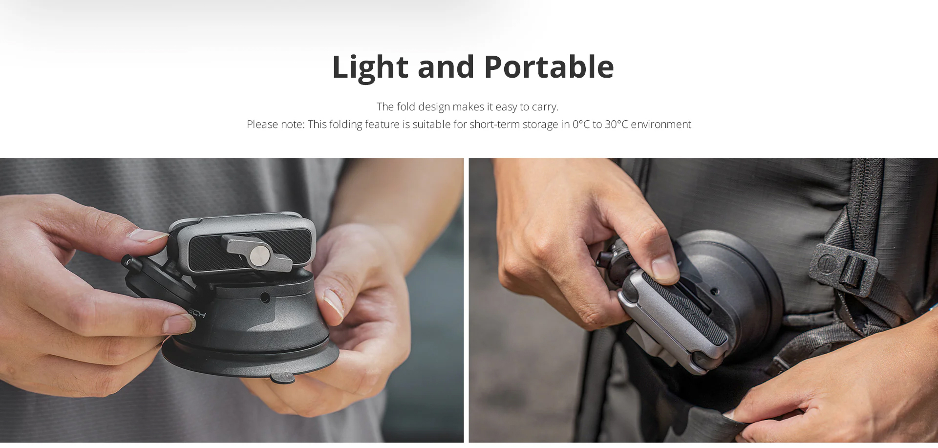 pgytech p-gm-223 caplock action camera suction mount