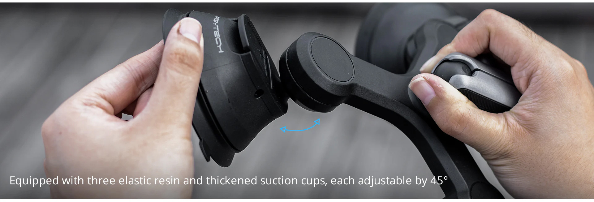 PGYTECH  P-GM-224 CapLock Three-arm Suction Mount