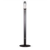 ofinto Lumino Desk noir – lampe LED compacte en position verticale ; design minimaliste et peu encombrant