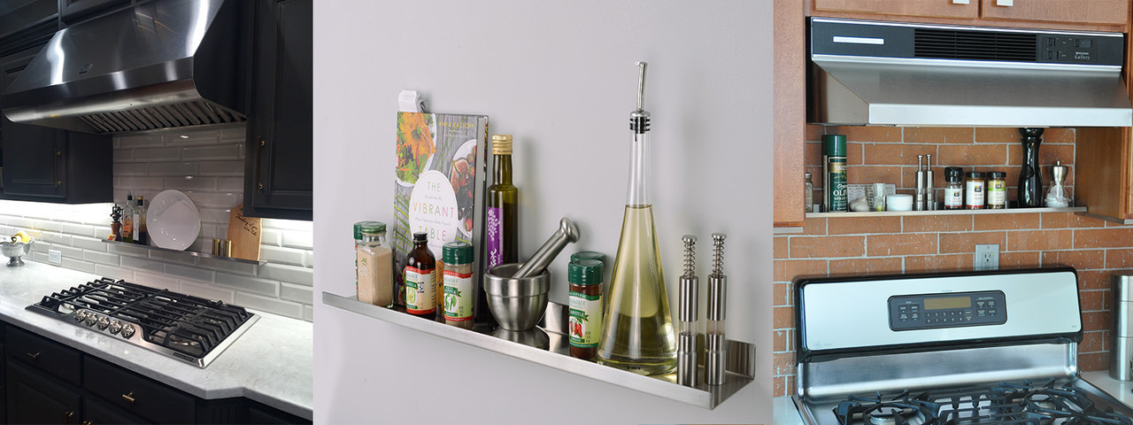 UltraLedge Over the range shelves