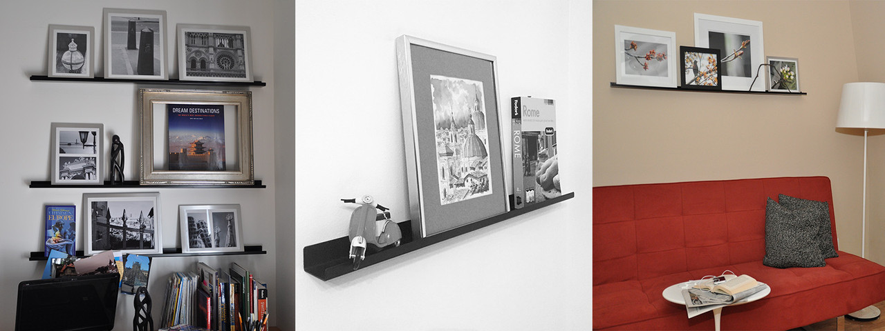 UltraLedge Black Picture ledges