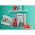 2 and 3ft white ledges with frames and books