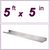 5ft Stainless Steel picture ledge
