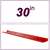 30in Red over-the-range shelf / spice rack