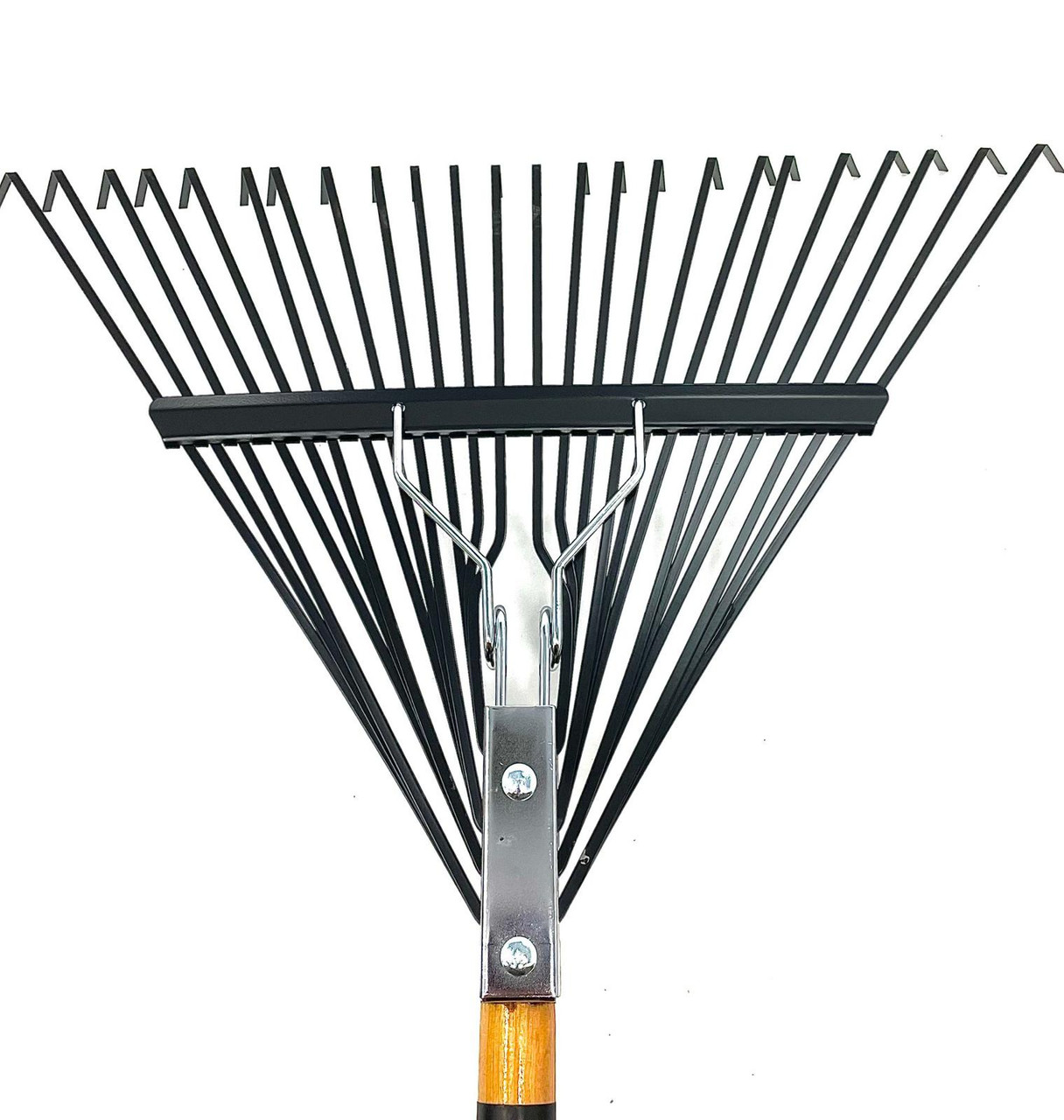 Heavy Duty Professional Steel Leaf Rake. Truper 30480, 24-Inch Head, 54 ...