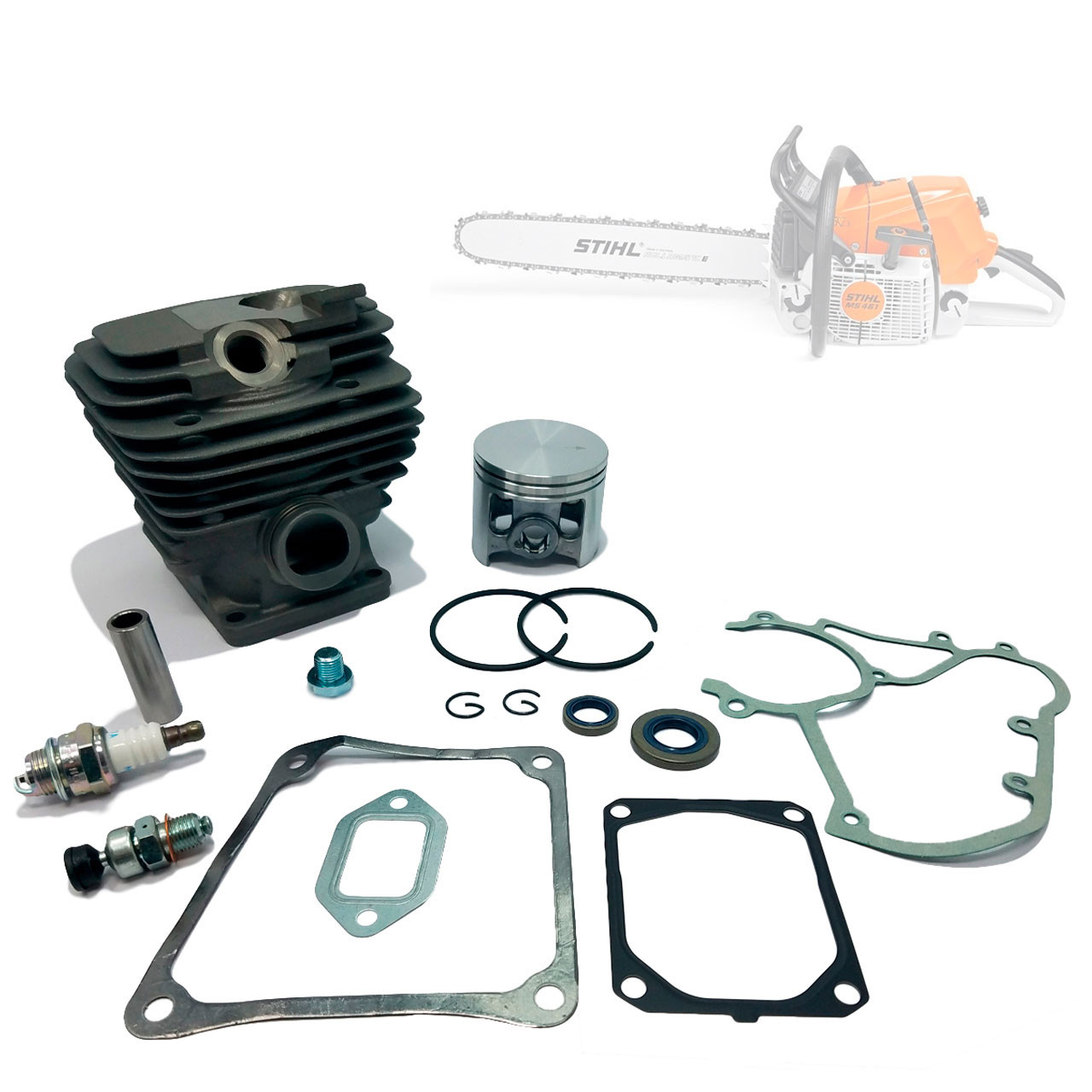 Stihl MS-461 Chainsaw Cylinder Kit with Gaskets and Oil Seals