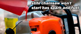 Stihl Chainsaw Doesn't Start And Has Spark And Fuel: What To Do