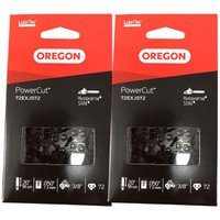 72EXJ072G Fits 20"  Oregon PowerCut Saw Chain, .050", 72DL - 2 PACK