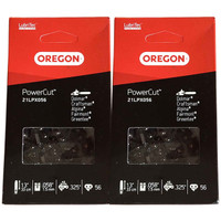 21LPX056G Fits 13"  Oregon PowerCut Saw Chain, .058", 56DL - 2 PACK