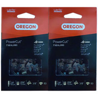 73EXL093G Fits 28"  Oregon PowerCut Saw Chain, .058", 93DL - 2 PACK
