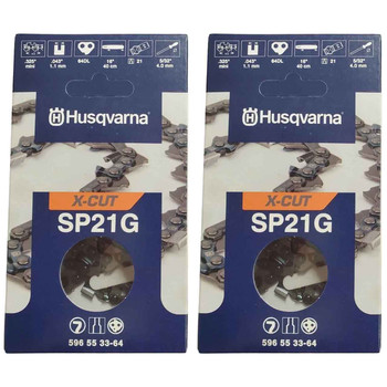 HUSQVARNA Chains - X -PRECISION ,16"BAR, 64 DRIVE LINKS, .043"GAUGE, .325" M - 2 PACK
