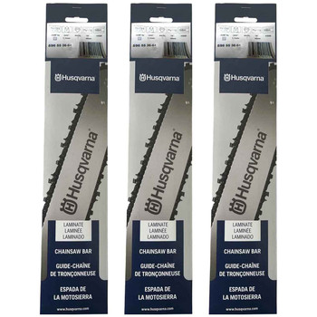 HUSQVARNA Guide Bar  - X -Precision ,16"BAR, 64 DRIVE LINKS, .043"GAUGE, .325" - 3 PACK