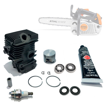 Stihl MS-192-T Engine Kit with Bearings (Needle Bearing not included)