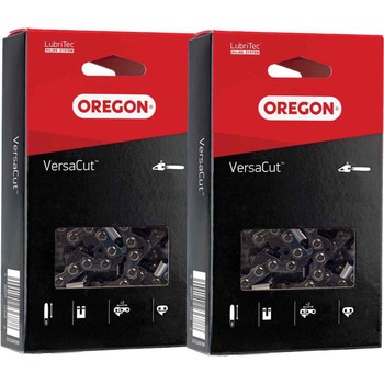 91VXL052G Fits 14"  Oregon VersaCut Saw Chain, .050", 52DL - 2 PACK