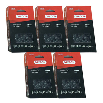 POWER CUT CHAINSAW CHAIN .325" 22LPX081G (5-PACK)